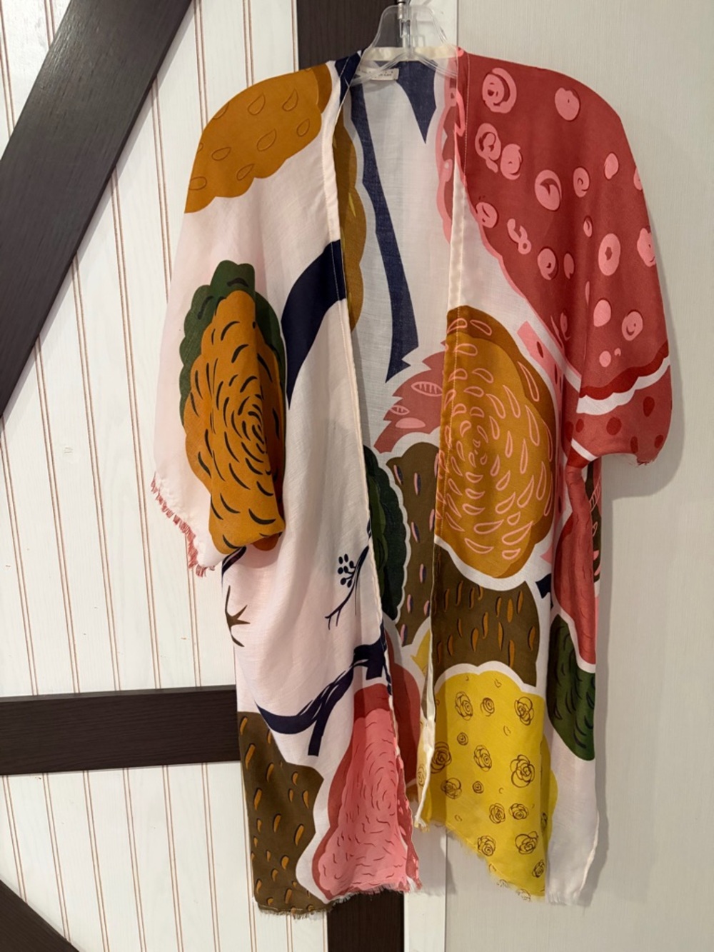 Anthropologie Do Everything In Love Abstract Kimono One Size